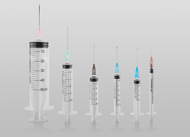 Disposable syringe，1~60ml，Luer Slip